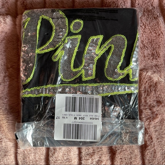 NWT Pink bling shirt long soft t - Picture 2 of 5